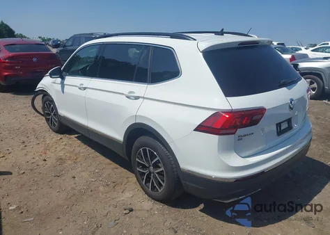2021 Volkswagen Tiguan Se/Se R-Line Black/Sel from USA, damaged, VIN 3VV3B7AX5MM112289